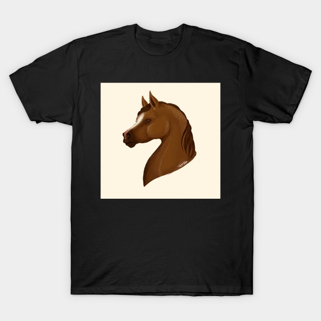 Arabian Horse T-Shirt by ace-of-lords